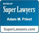 Adam Priest Rated as Super Lawyer