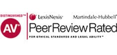 LexusNexis Peer Revire Rated logo